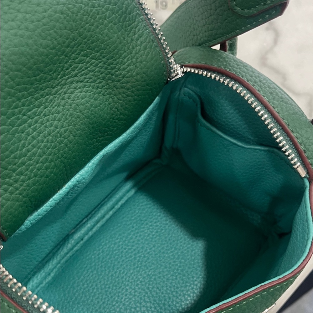 Green Leather Shoulder Bag - Picture 13 of 15